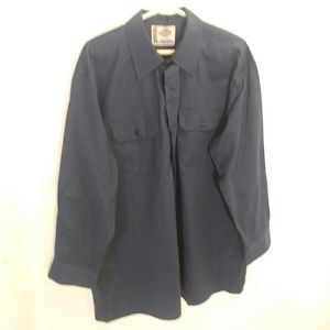 Dickies Navy Blue Long-Sleeve Shirt